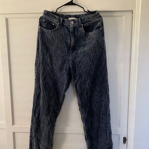 BDG High Rise Women Corduroy Pants  - Blue/Grey